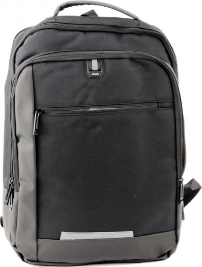 Vyriška USB verslo kuprinė nešiojamam kompiuteriui juoda 16 l 45 cm