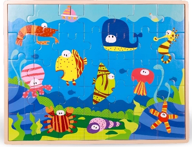 TOP BRIGHT Wooden Puzzle Ocean, 35 Pieces