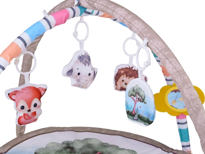 Minkštos arkos su žaisliukais koordinacijos lavinimui