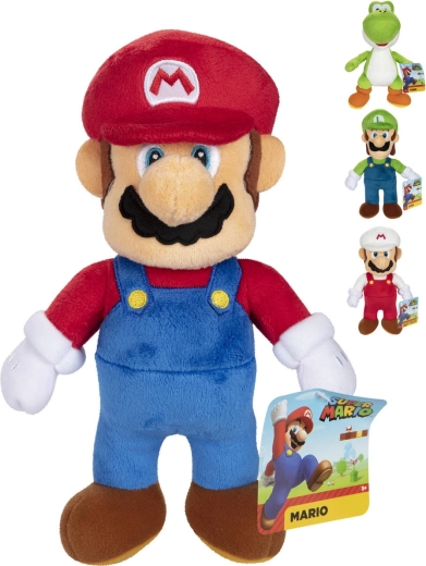 Pliušinė figūrėlė Nintendo Super Mario 29 cm (4 variantai) – 1 vnt.