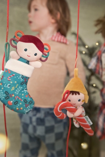 Ornament and plush friend