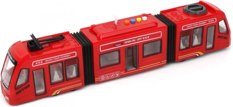 Raudonas tramvajus 1:16 – modelis vaikams