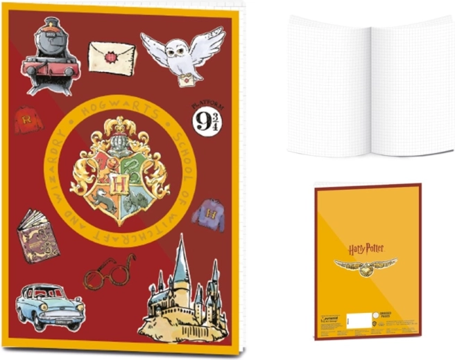 Harry Potter liniuotasis bloknotas