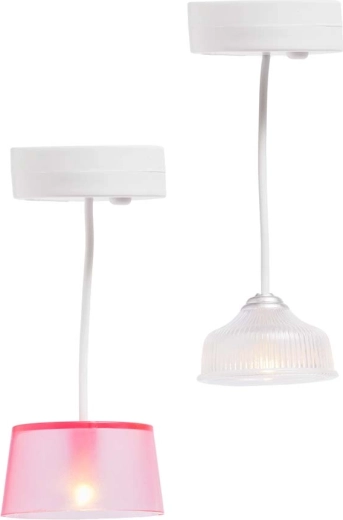 Dvi pakabinamos lempos moderniam mini interjerui