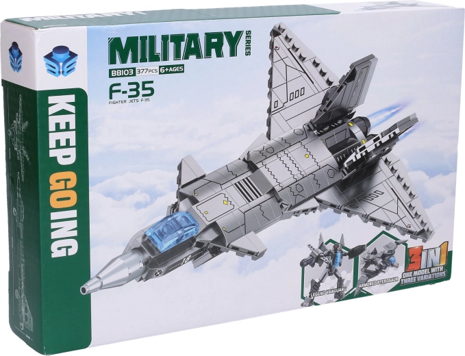 3-in-1 Jet Fighter Building Set