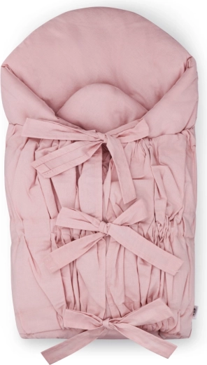 Petite&Mars suvarstomas vystyklas Nurse su kokosiniu įdėklu dusty pink 75 × 75 cm
