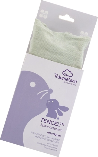 Träumeland Tencel paklodė su guma 40 × 90 cm desert sage