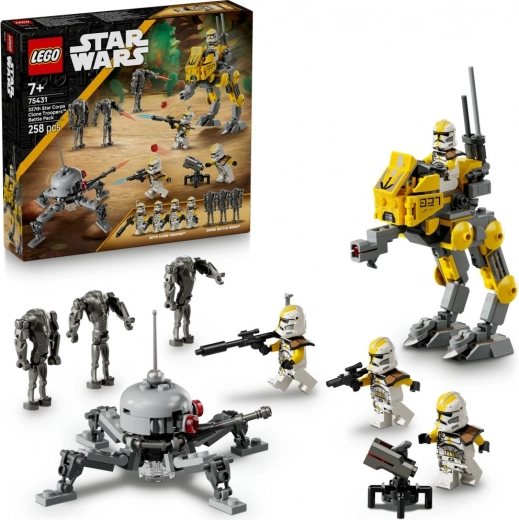 LEGO Star Wars 75431 327-ojo žvaigždžių korpuso klonuotų karių mūšio rinkinys