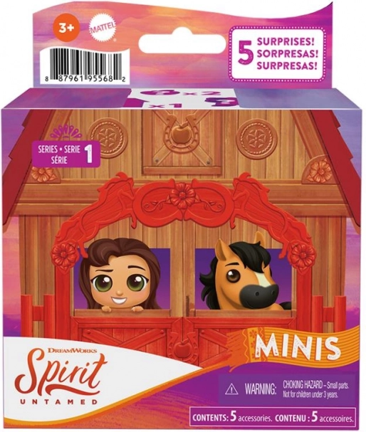 Mustang mini arkliuko ir mini draugo (šviesiaplaukio) figūrėlės