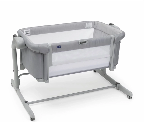Chicco Next2Me Magic Evo bedside crib grey mist