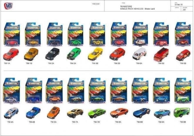 Teamsterz metalinis automobiliukas