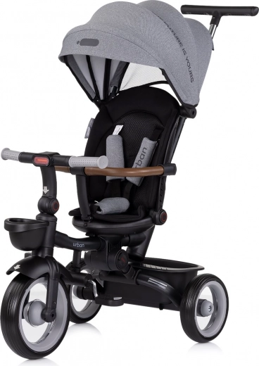 Triratukas su stogeliu Chipolino Urban 2in1 Anthracite