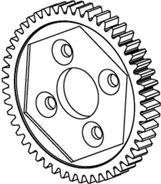 Pagrindinis krumpliaratis Jamara Dakar/BL8, 50 dantų, modulis 0,8