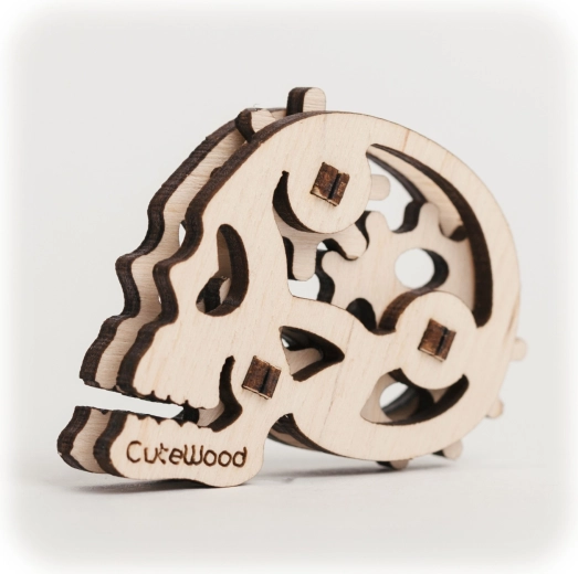 Cutewood wooden 3D skull puzzle