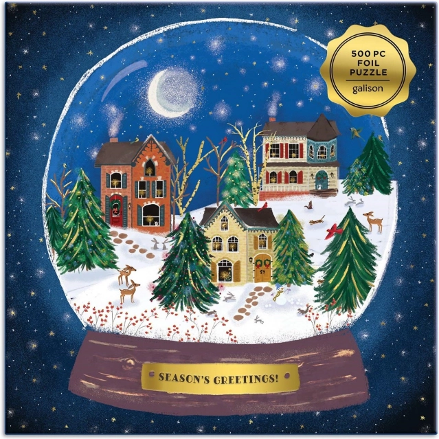 Winter Snow Globe Puzzle 500 Pieces