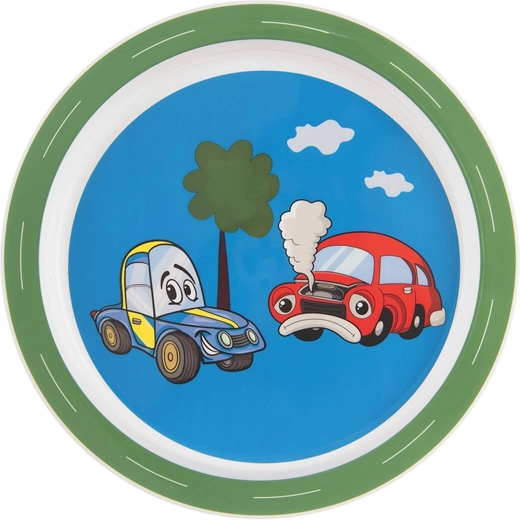 Linksmas automobiliukų motyvas, kuris patinka
