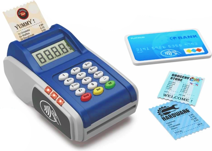 Vaikiškas elektroninis mokėjimo kortelių terminalas – 1 vnt.