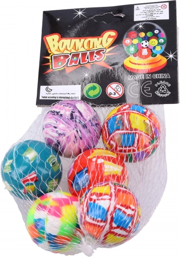 Bouncy Ball Set 3 cm – 6 pcs