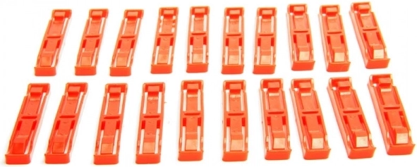 Track assembly clamps (20 pcs) for CARRERA Evolution, Digital 132 and Digital 124