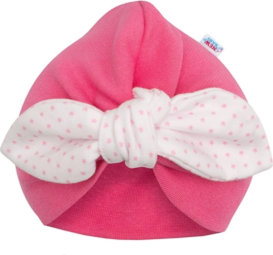 Girls’ turban-style cap New Baby For Girls with polka dots
