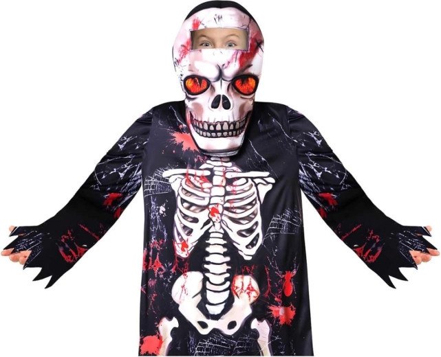 Mask with hood for a complete disguise