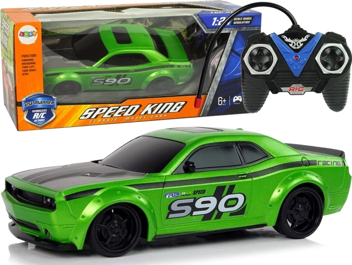 RC sportinis automobilis 1:24 žalias