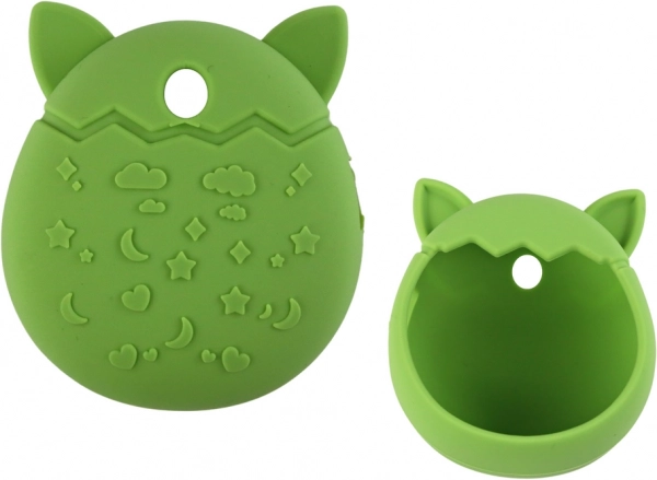 Žalias silikoninis dėklas Tamagotchi