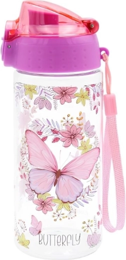 Vaikiškas Tritan gertuvė 500 ml „Butterfly“