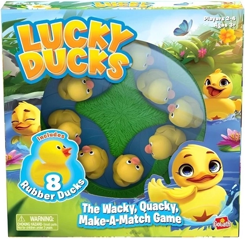 Lucky Ducks – interaktyvus žaidimas su ančiukais vaikams nuo 3 metų iš Goliath Games