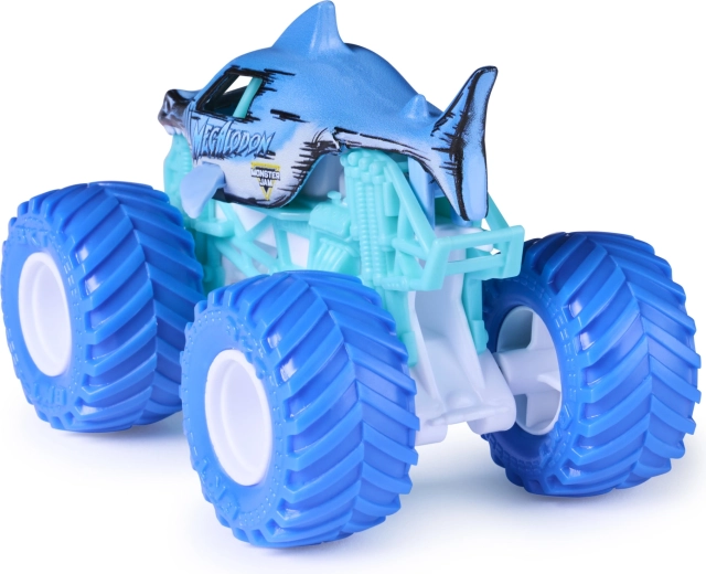 Metalinis kėbulas su Megalodon motyvu