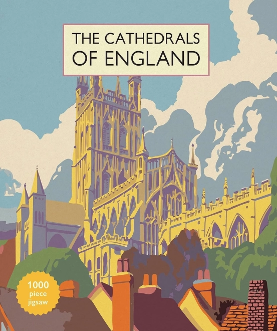 Galison Puzzle Cathedrals of England 1000 Pieces