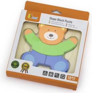 First Wooden Puzzle for Children Viga Bear