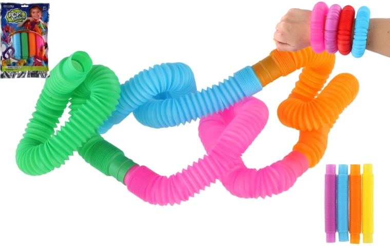 Stretchy Sensory Tubes - 4 pcs