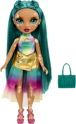 Long turquoise hair