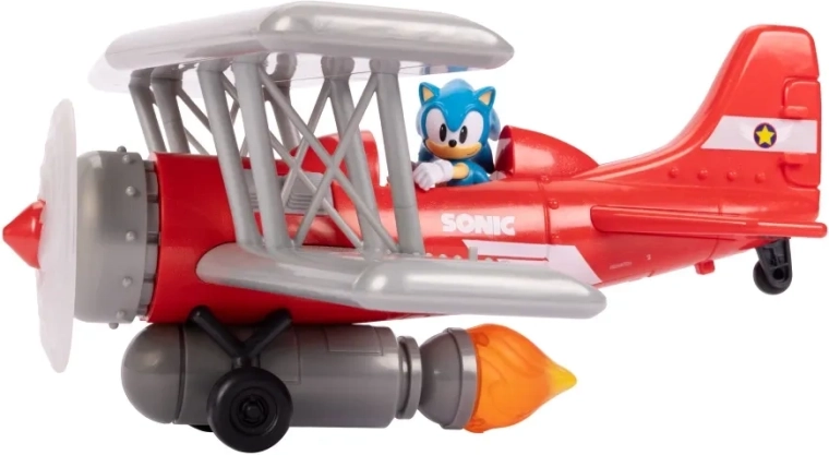 Ikoniškas Tornado Biplane su Sonicu