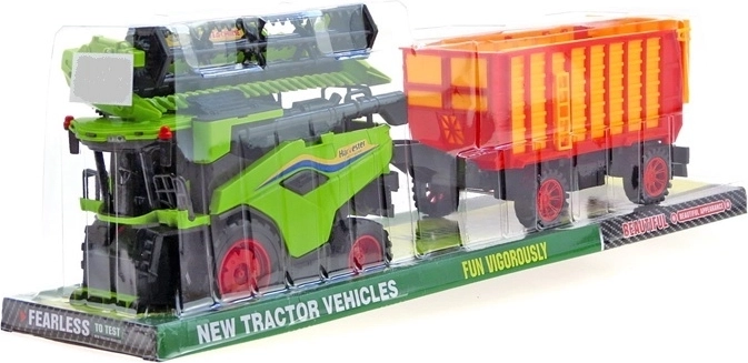Combine Harvester with Agricultural Machine