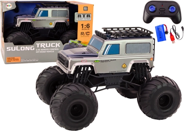 Large RC Remote Control Car SUV 1:6 Gray