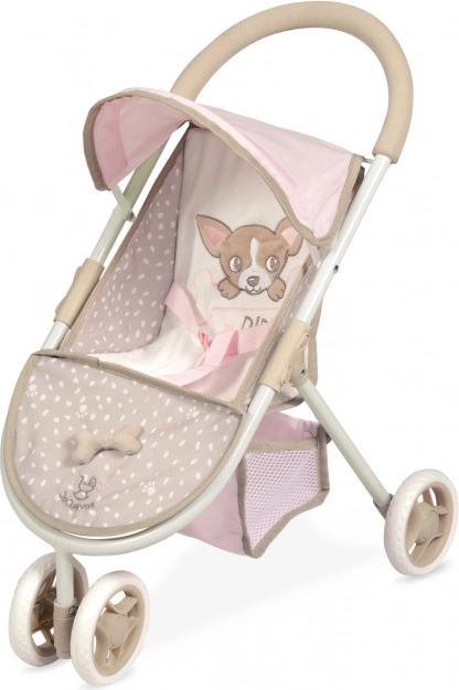 Sportinis triratukas lėlių vežimėlis Didi 55 cm
