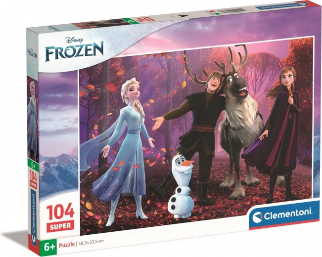 Dėlionė 104 dalių DISNEY FROZEN nuo Clementoni