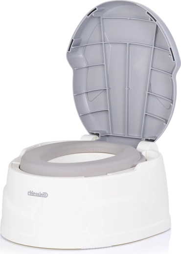 Chipolino children's potty and step stool Step 2 grey