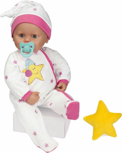 Blinking Baby Doll with Sounds, 40 cm