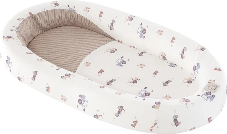Träumeland kūdikio lizdelis Home Air Little Farm, mėlynas