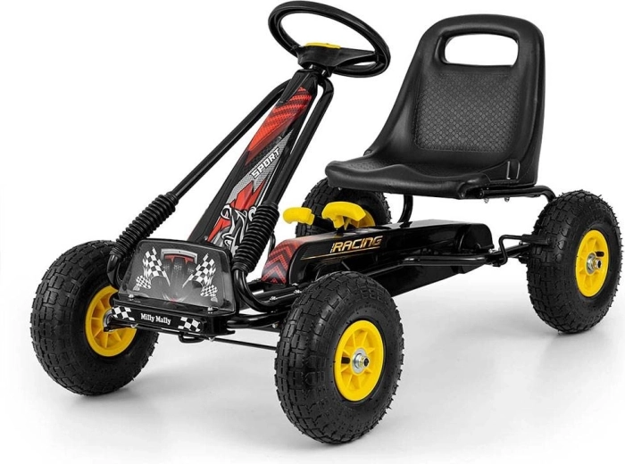 Milly Mally Thor Pedal Go-Kart Black
