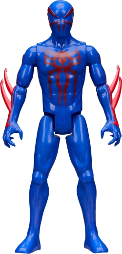 Futuristic blue-red Spider-Man 2099 design