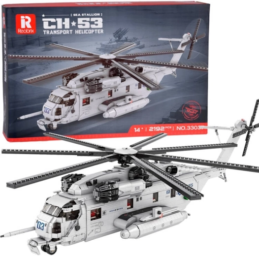 Technical CH-53 Transport Helicopter Construction Set, 2,193 Pieces