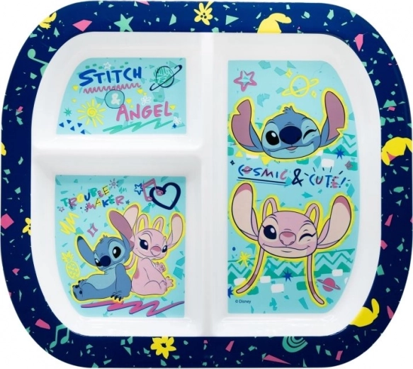 Vaikiška stačiakampė lėkštė STITCH