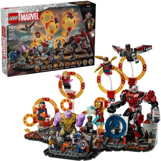 LEGO® Marvel 76323 Keršytojai: Endgame – Paskutinis mūšis