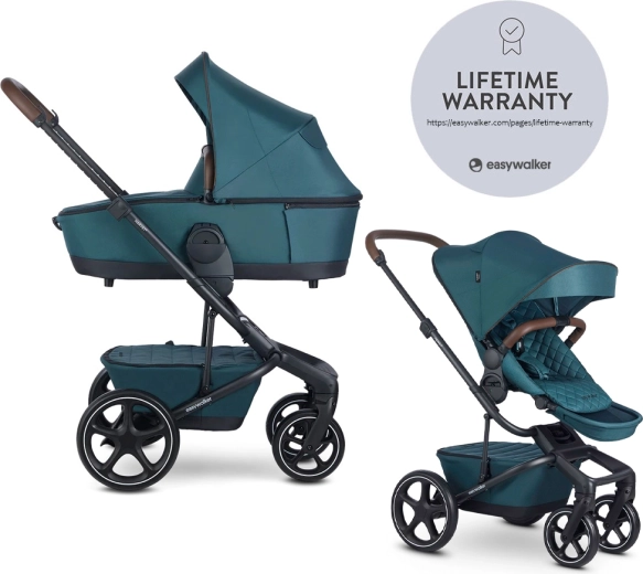 Easywalker Harvey⁵ Premium 2-in-1 Combination Stroller – Jade Green