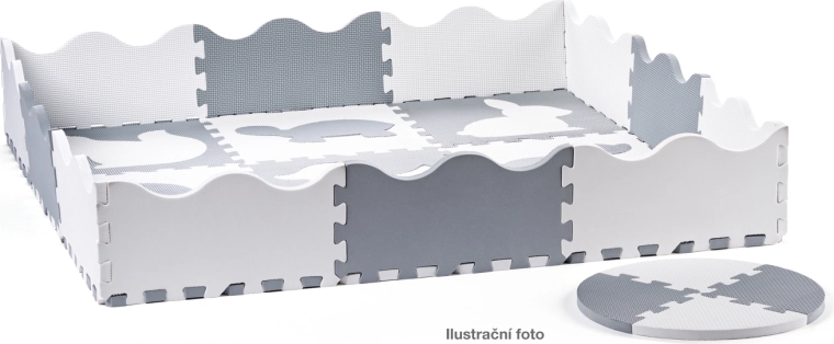 Foam Puzzle Mat with Playpen 34 pcs
