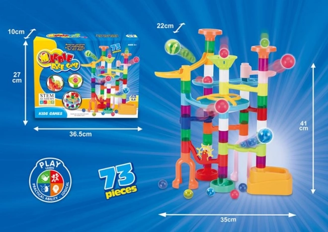 Marble Run 73 Pieces